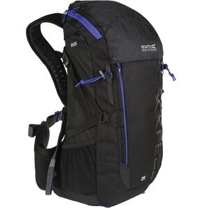 NEW REGATTA Unisex Blackfell III 25 L Rucksack – Black / Surf Spray